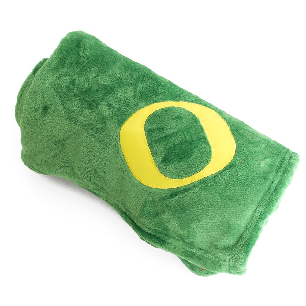 Classic Oregon O, Blankets & Pillows, Home & Auto, Know Wear, Super Soft, 295472, Kelly Green